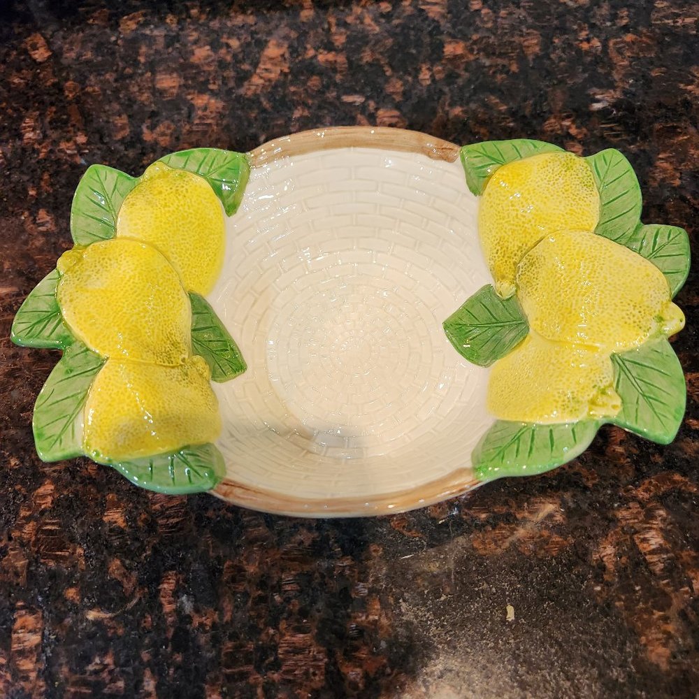 Fitz and Floyd Vintage Lemon Bowl